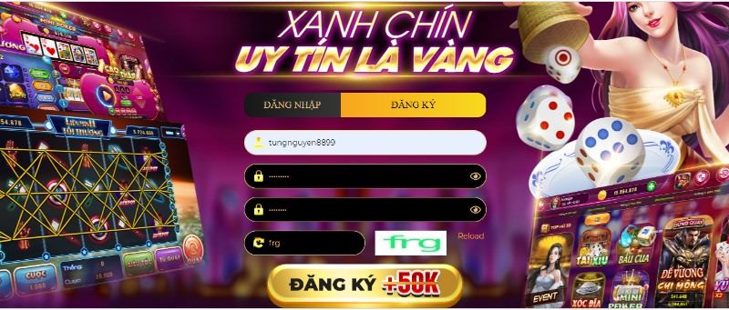 đăng ký ranvip với vài bước 